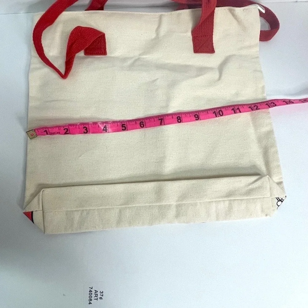Hello Kitty Sanrio Large Capacity Tote Bag Red Handles‎ 45th Anniversary